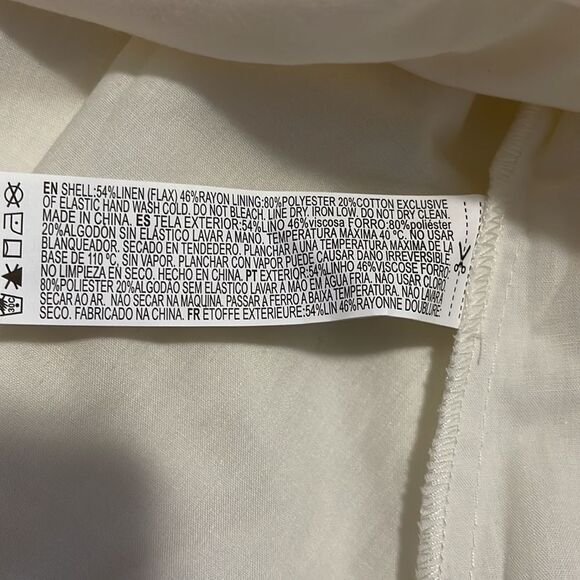 NWT- Forever 21 - XL. Linen Blend Mini Dress - Picture 10 of 11